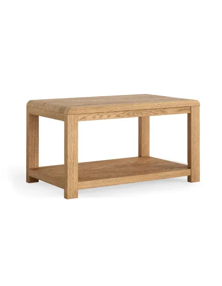 Farrow Coffee Table With Shelf - Oak | Murphy Furniture