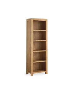 Farrow Narrow Tall Bookcase - Oak | Murphy Furniture