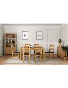 Farrow Large Display Unit - Oak | Murphy Furniture 2