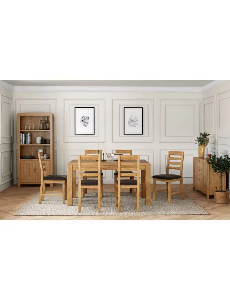 Farrow Large Display Unit - Oak | Murphy Furniture
