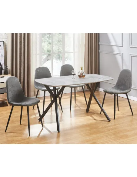 Athens Rectangular Table Dining Set (x4 | Murphy Furniture