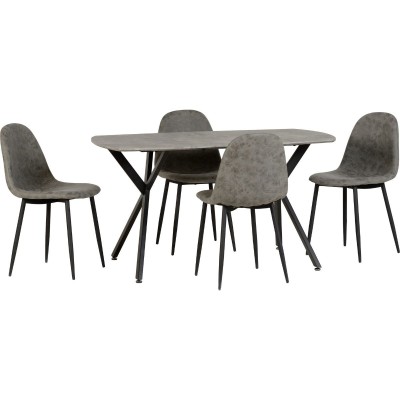 Athens Rectangular Table Dining Set (x4 | Murphy Furniture