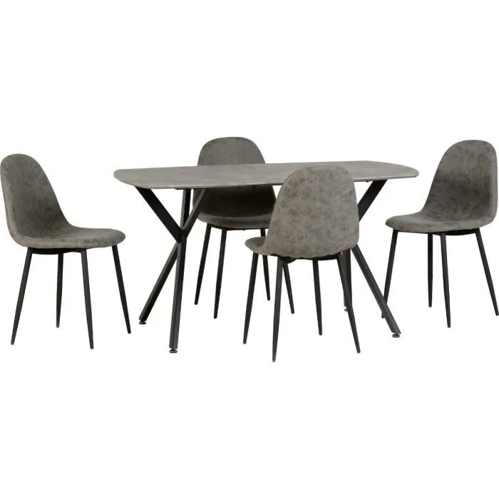 Athens Rectangular Table Dining Set (x4 | Murphy Furniture