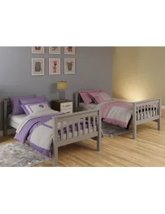Bounty Single Bunk Bed – Grey | Murphy Furniture 2