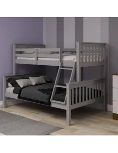 Bounty Triple Bunk Bed Set - White (Bunk | Murphy Furniture