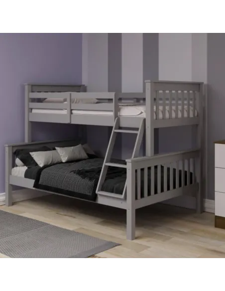 Bounty Triple Bunk Bed Set - White (Bunk | Murphy Furniture