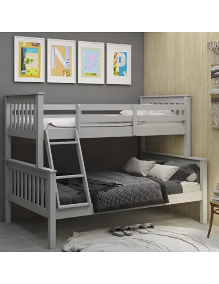 Bounty Triple Bunk Bed Set - White (Bunk | Murphy Furniture