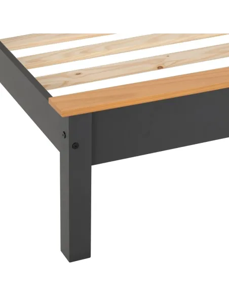 Monaco 5ft Low End Bed Set - Grey (Bed & | Murphy Furniture