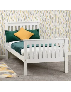 Monaco 3FT White High End Bedframe | Murphy Furniture