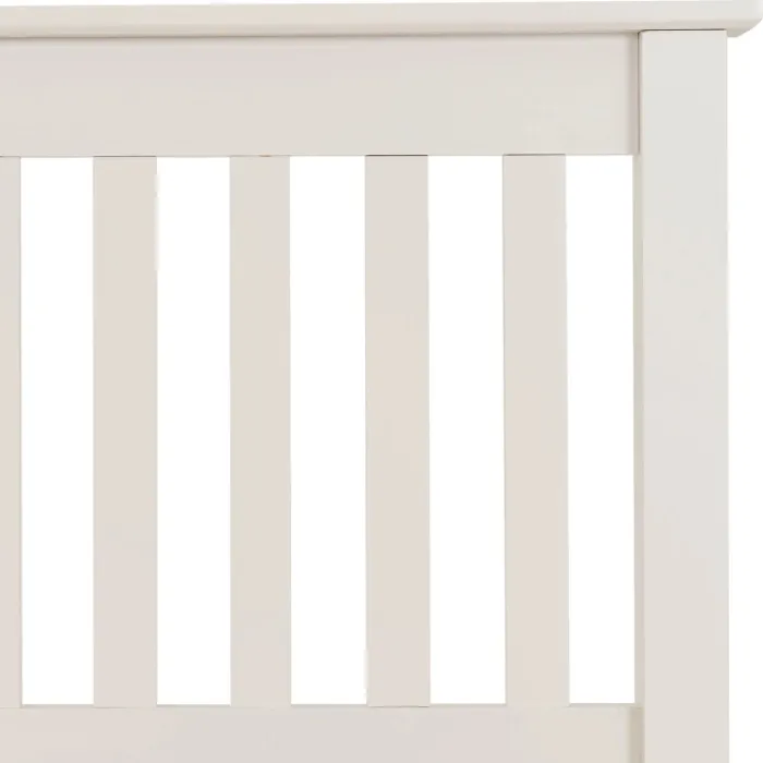Monaco 4ft High End Bed Set - White (Bed | Murphy Furniture