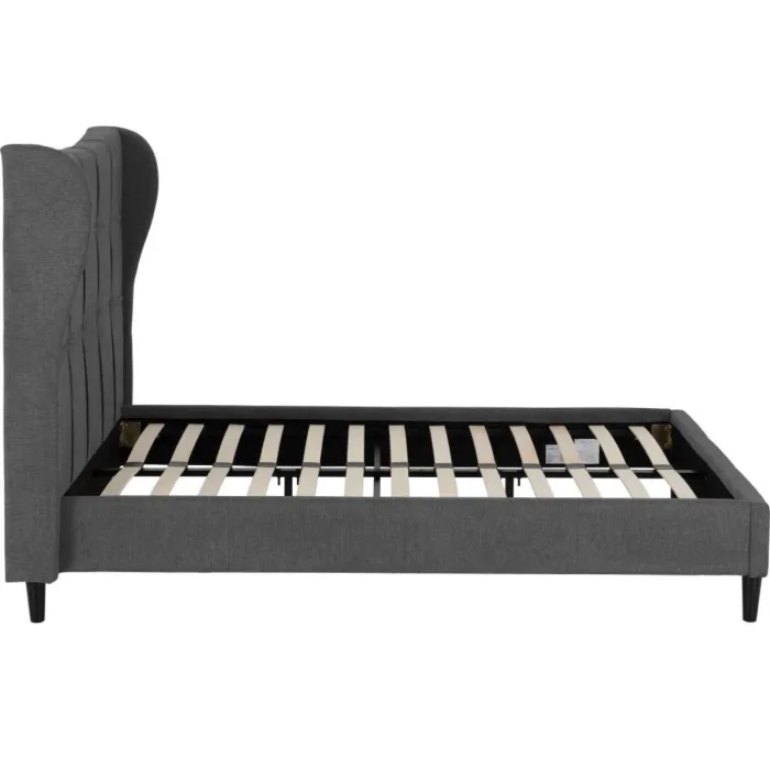 Verona 4FT6 Bed - Grey Fabric | Murphy Furniture