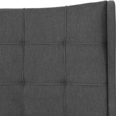 Verona 4FT6 Bed - Grey Fabric | Murphy Furniture