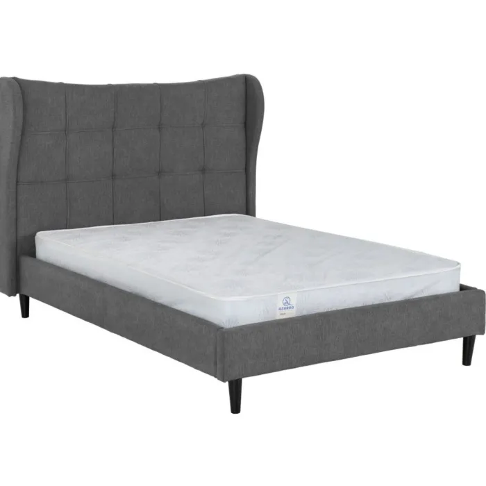Verona 4FT6 Bed - Grey Fabric | Murphy Furniture