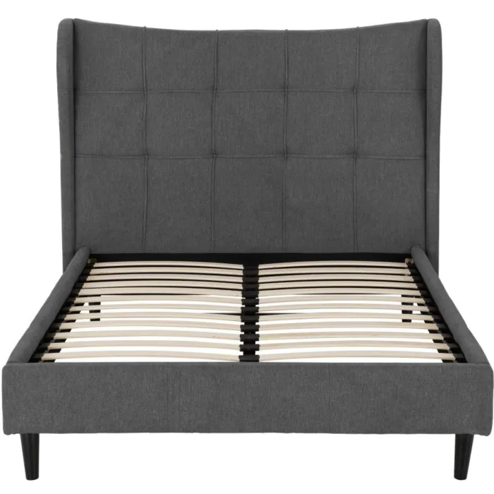 Verona 4FT6 Bed - Grey Fabric | Murphy Furniture