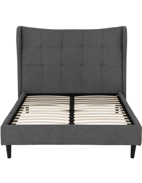 Verona 4FT6 Bed - Grey Fabric | Murphy Furniture