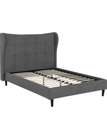 Verona 4FT6 Bed - Grey Fabric | Murphy Furniture