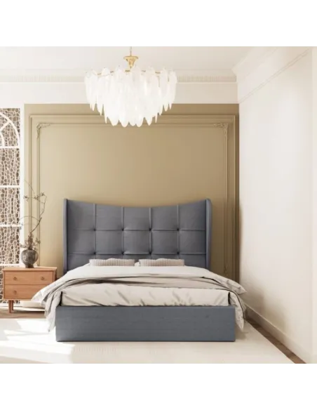 Verona 4ft6 Ottoman Bed Set - Grey (Bed | Murphy Furniture