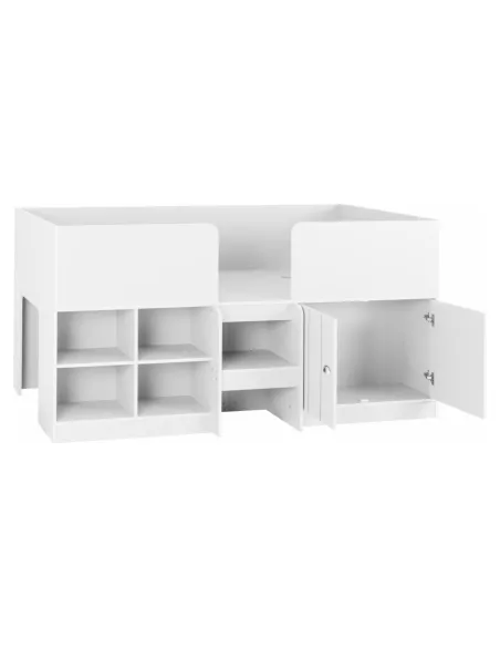 Orlando Low Sleeper Bed Set - White (Bed | Murphy Furniture