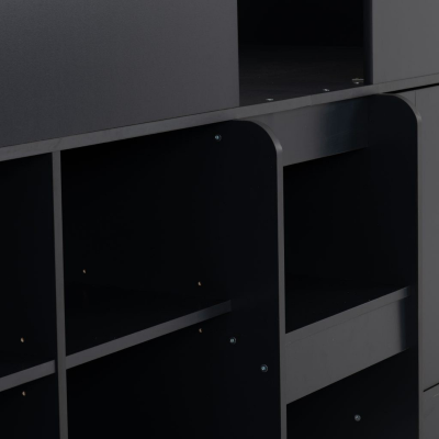 Orlando Low Sleeper Bed Set - Dark Grey | Murphy Furniture