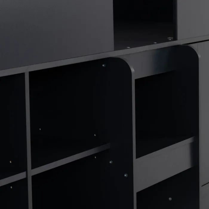 Orlando Low Sleeper Bed Set - Dark Grey | Murphy Furniture