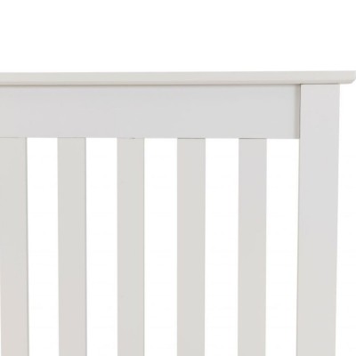 Monaco 4ft6 Low Foot End Bedframe - White | Murphy Furniture