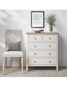 Marlow 2 Over 3 Chest - Coconut Milk | Murphy Furniture