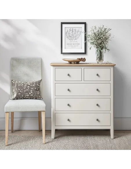 Marlow 2 Over 3 Chest - Coconut Milk | Murphy Furniture