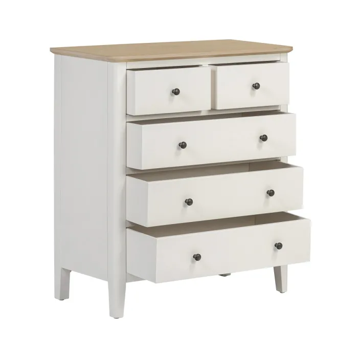 Marlow 2 Over 3 Chest - Coconut Milk | Murphy Furniture