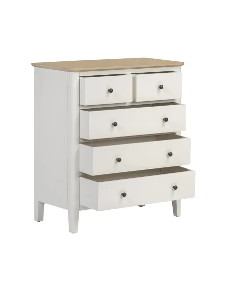 Marlow 2 Over 3 Chest - Coconut Milk | Murphy Furniture