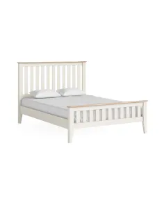 Marlow 4ft6 Slatted Bedframe - Coconut M | Murphy Furniture