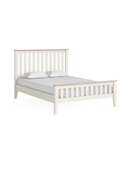 Marlow 4ft6 Slatted Bedframe - Coconut M | Murphy Furniture