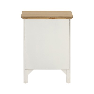 Marlow Bedside Locker - Coconut Milk | Murphy Furniture