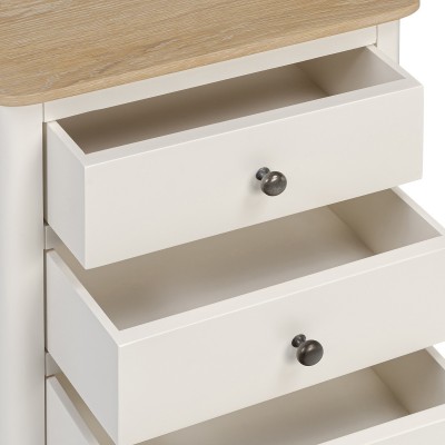 Marlow Bedside Locker - Coconut Milk | Murphy Furniture