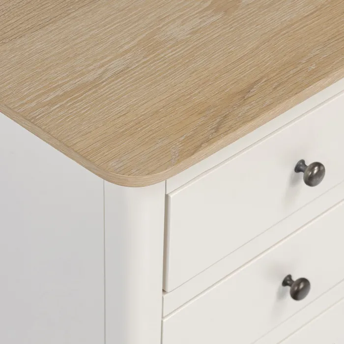 Marlow Bedside Locker - Coconut Milk | Murphy Furniture