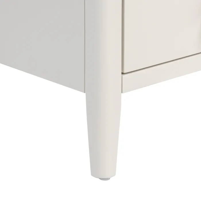 Marlow Bedside Locker - Coconut Milk | Murphy Furniture