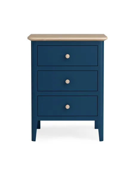 Marlow Bedside Locker - Navy | Murphy Furniture