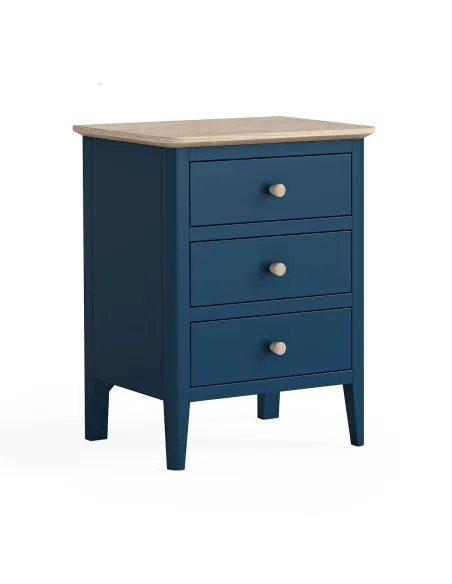 Marlow Bedside Locker - Navy | Murphy Furniture