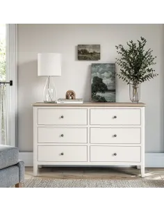 Marlow 6 Drawer Chest - Coconut Milk | Murphy Furniture
