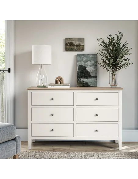Marlow 6 Drawer Chest - Coconut Milk | Murphy Furniture
