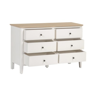 Marlow 6 Drawer Chest - Coconut Milk | Murphy Furniture