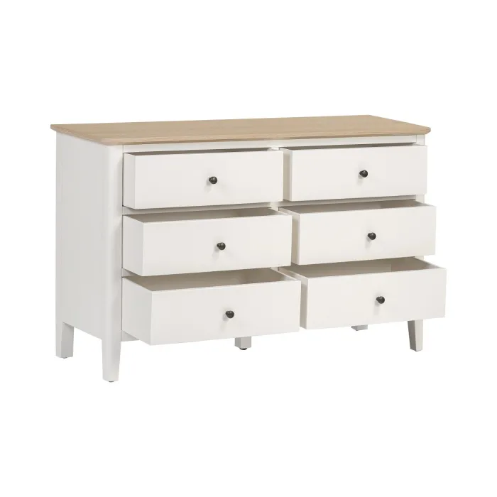 Marlow 6 Drawer Chest - Coconut Milk | Murphy Furniture