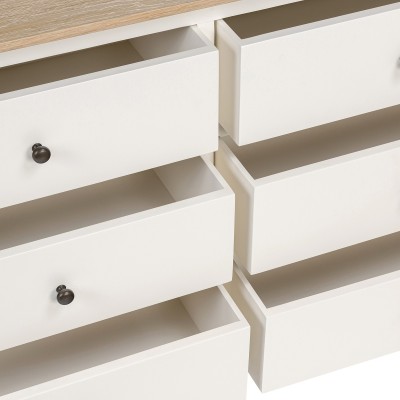 Marlow 6 Drawer Chest - Coconut Milk | Murphy Furniture