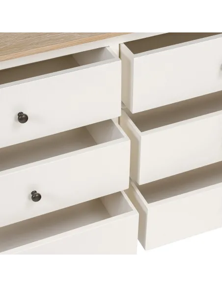 Marlow 6 Drawer Chest - Coconut Milk | Murphy Furniture