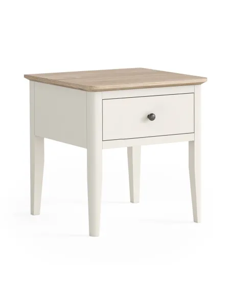 Marlow Lamp Table - Coconut Milk