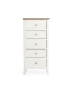 Marlow Tall Boy Chest - Coconut Milk 2
