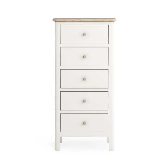 Marlow Tall Boy Chest - Coconut Milk