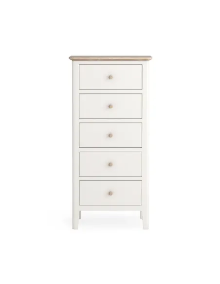 Marlow Tall Boy Chest - Coconut Milk