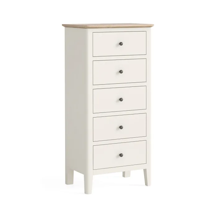 Marlow Tall Boy Chest - Coconut Milk