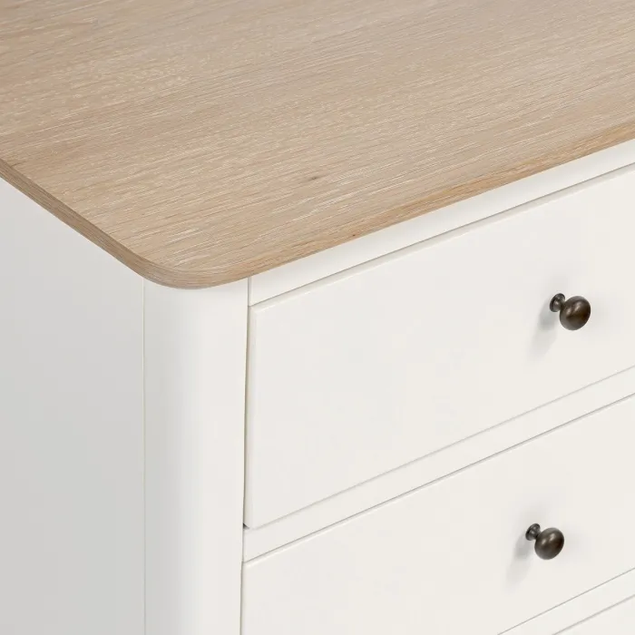 Marlow Tall Boy Chest - Coconut Milk