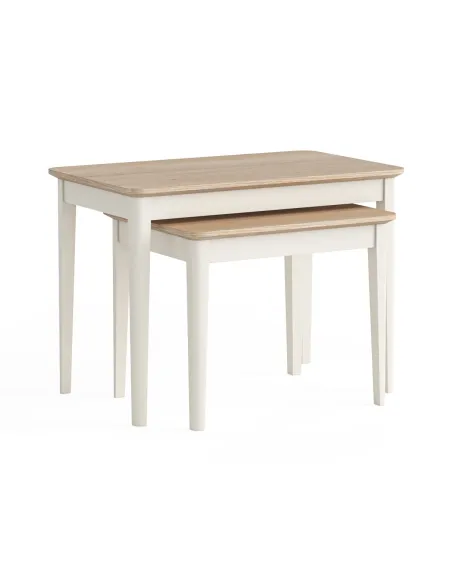 Marlow Nest of Tables - Coconut Milk